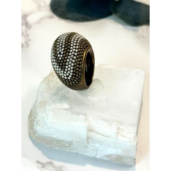 Stunning Brutalist Copper Ring - Picture 2 of 9